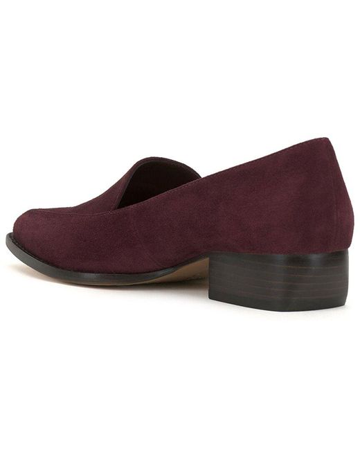 Vince Camuto Purple Becarda Suede Loafer