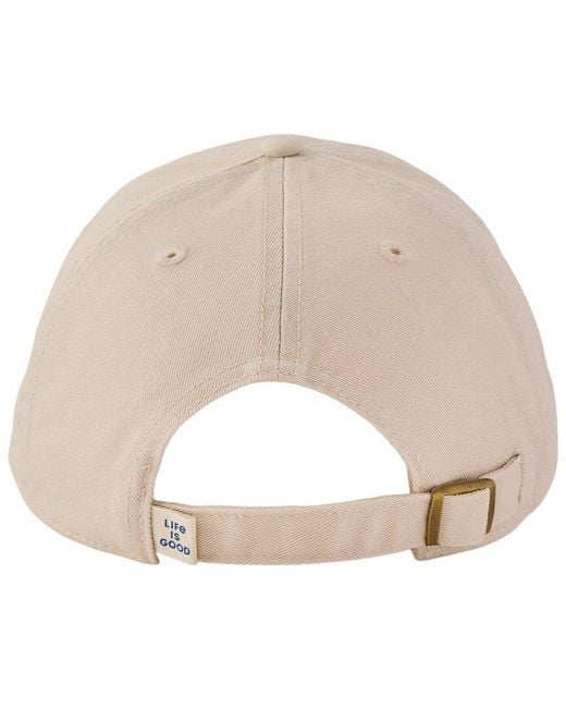 Life Is Good. White Chill Cap for men