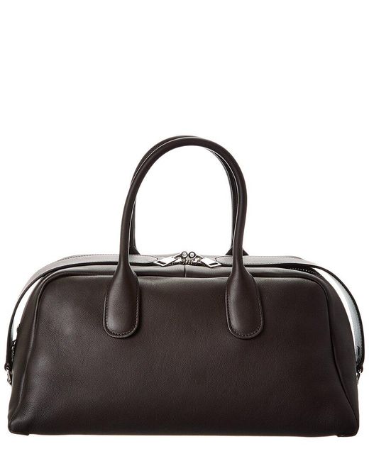 Tod's Black Darsena Medium Leather Shoulder Bag