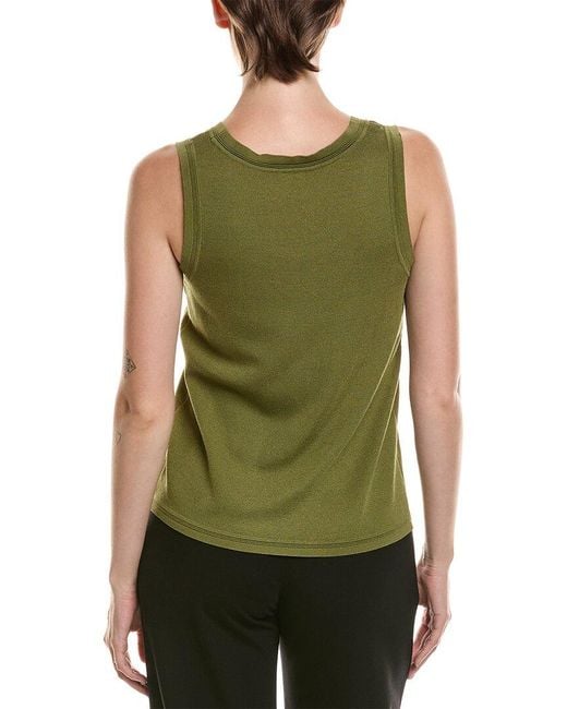 Anne Klein Green Scoop Neck Tank