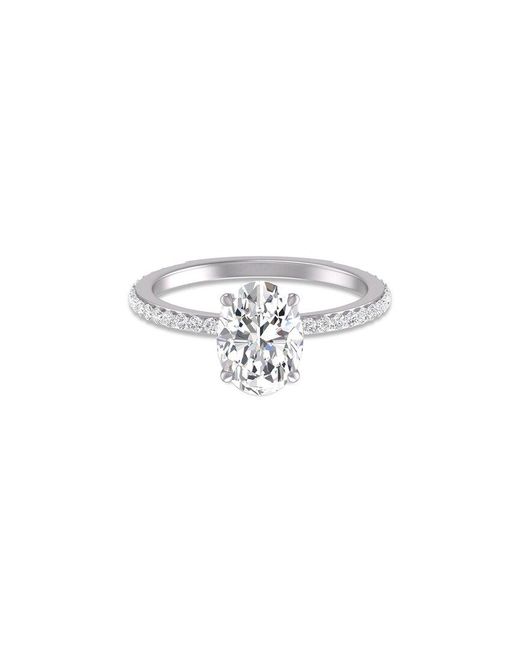 Lab Grown Diamonds White 14K 2.50 Ct. Tw. Lab-Grown Diamond Cleo Ring