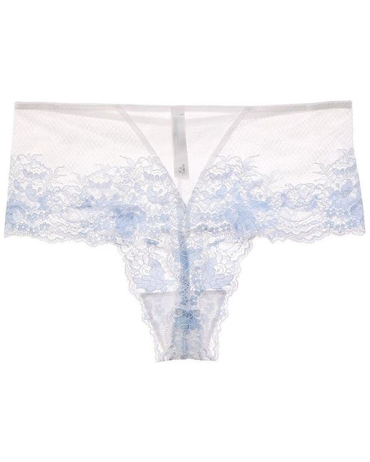 Skarlett Blue White Flaunt High-Rise Thong