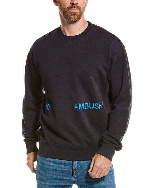 Ambush Black Crewneck Sweatshirt for men