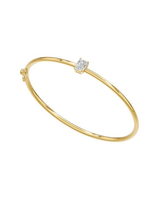 Lab Grown Diamonds Metallic 18K Over 1.00 Ct. Tw. Lab-Grown Diamond Bracelet