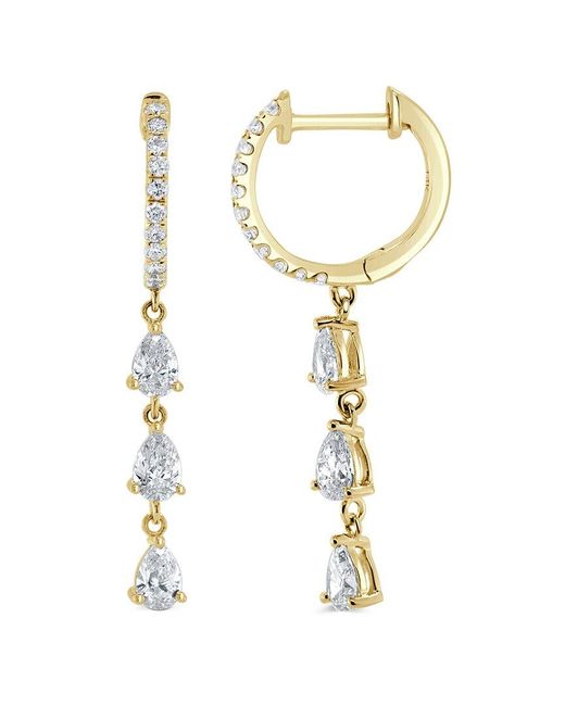 Sabrina Designs White 14K 0.98 Ct. Tw. Diamond Earrings