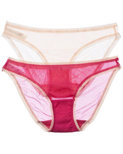 On Gossamer Synthetic 2pk Hip Bikini in Pink | Lyst