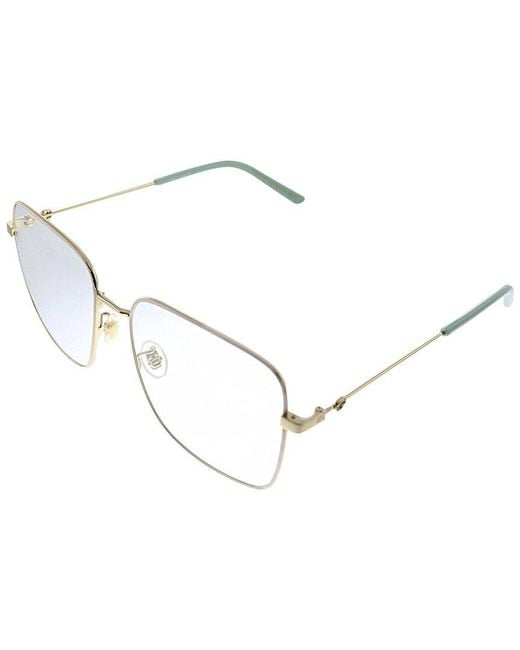 Gucci White Gg0445O 56Mm Optical Frames