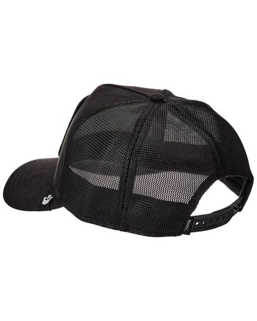 Goorin Bros Black The Suede Rooster Trucker Hat for men