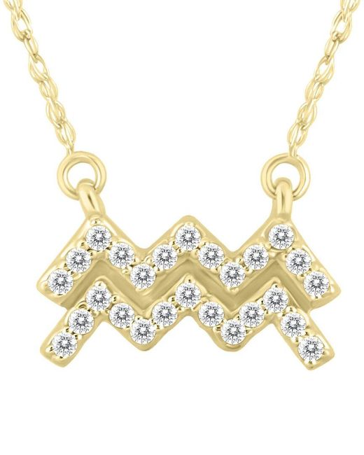 True Diamond Metallic 14k 0.20 Ct. Tw. Diamond Necklace