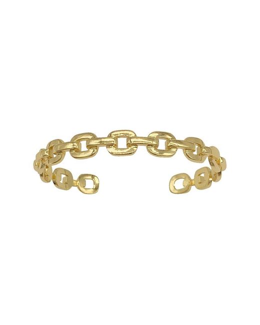 Adornia Metallic 14k Plated Chain Link Bracelet