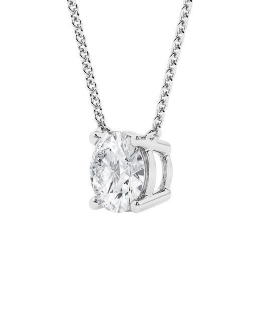 Lab Grown Diamonds White 2.00 Ct. Tw. Lab-Grown Diamond Pendant Necklace