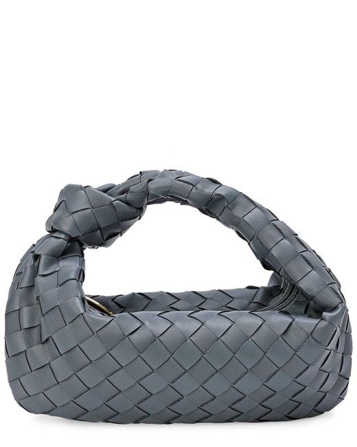 Tiffany & Fred Paris Blue Woven Knot Leather Satchel
