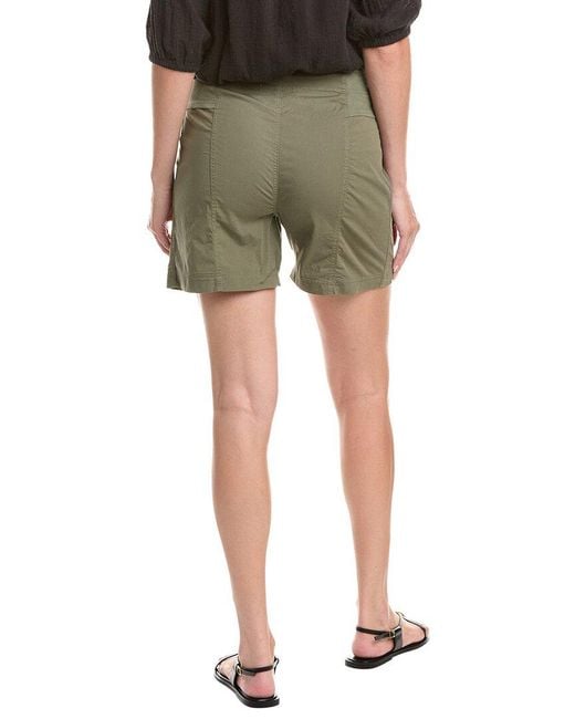 XCVI Green Felix Poplin Short