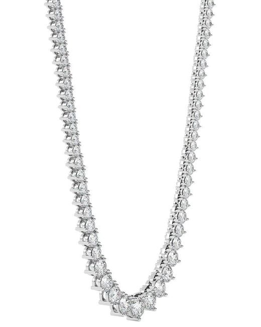 Diamond Select Cuts White 14K 10.00 Ct. Tw. Diamond Pendant Necklace