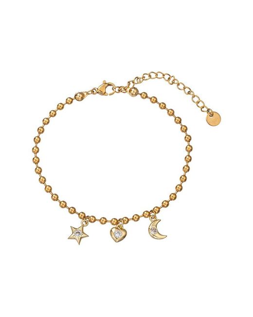 Eye Candy LA Metallic Titanium Cz Penelope Bracelet