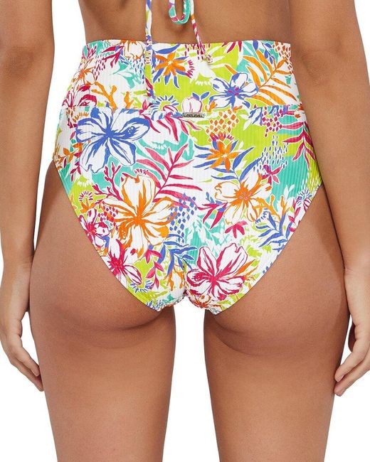 Sunsets Blue Hannah High Waist Bottom