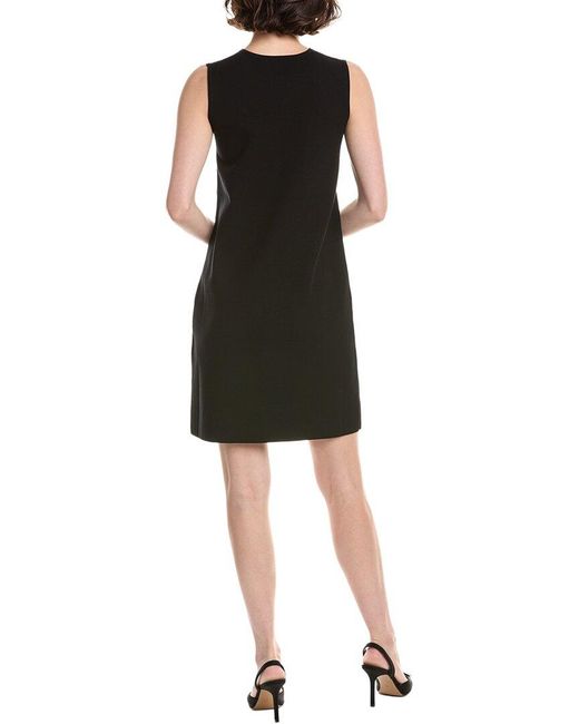 Max Mara Black Studio Parata Shift Dress