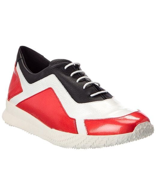 Arche Red Andrya Leather Sneaker