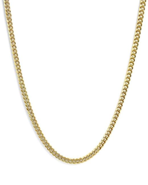 Haus of Brilliance Metallic 14K Chain Necklace for men