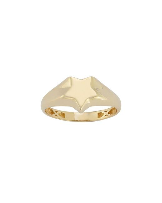 Ember Fine Jewelry White 14K Star Signet Ring