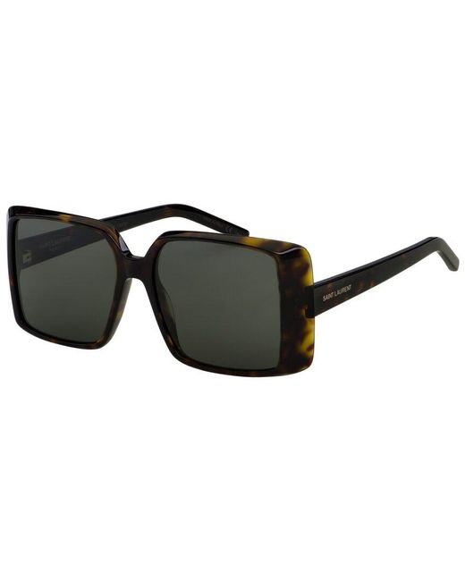Saint Laurent Unisex Sl451 56mm Sunglasses in Black | Lyst