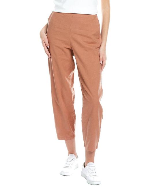 Eileen Fisher Petite Ankle Lantern Pant in Clay (Natural) Lyst