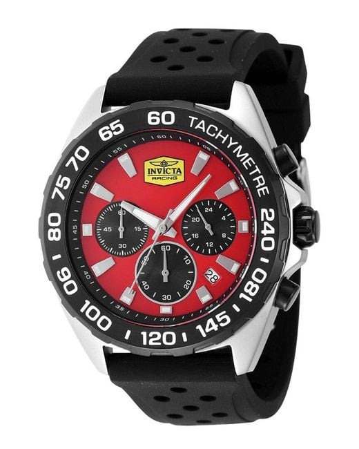 INVICTA WATCH Black Racing Watch for men