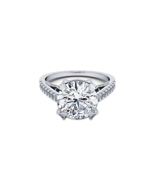 Lab Grown Diamonds White 14K 3.35 Ct. Tw. Lab-Grown Diamond Ring