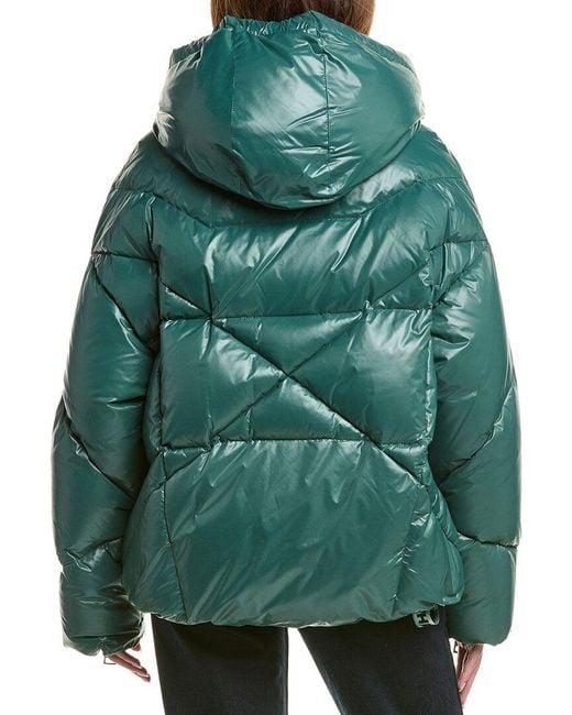 Khrisjoy Khris Iconic Shiny Puffer Jacket in Green Lyst UK