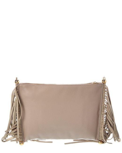 Furla Natural Sfera Leather Soft Shoulder Bag