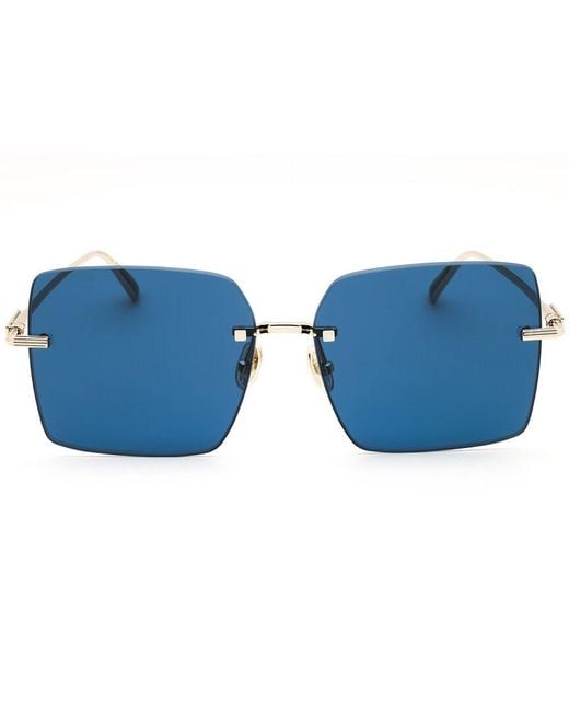 Ferragamo Blue 60Mm Sunglasses