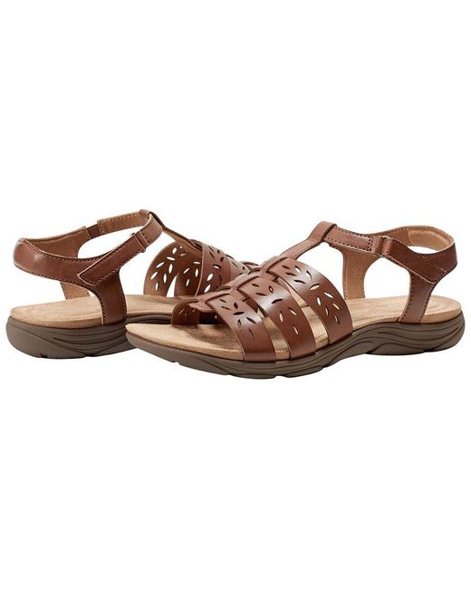 Easy Spirit Brown Luisa Sandal