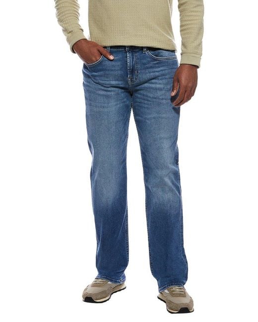 7 For All Mankind Blue Austyn Berna Relaxed Straight Jean for men
