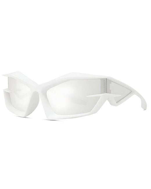 Givenchy White 69Mm Sunglasses