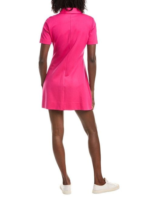 Diane von Furstenberg Pink Rachel Polo Dress