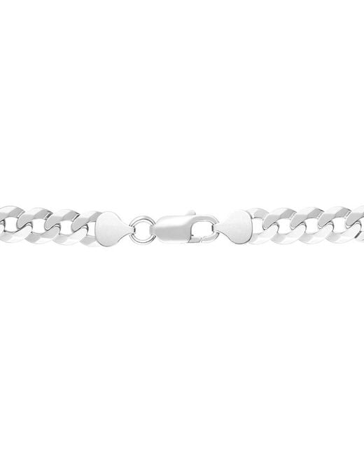 Italian Silver Metallic Chain Bracelet for men