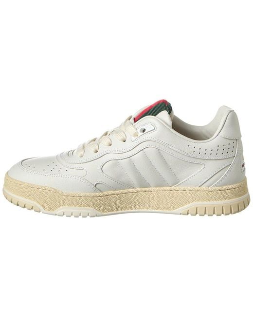 Gucci White Re-Web Sneakers