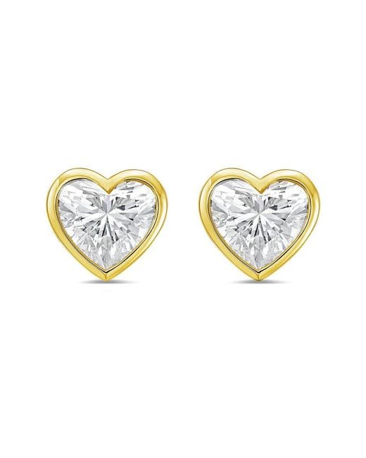 Diana M White Diana M. 14K 15.00 Ct. Tw. Lab-Grown Diamond Stud Earrings