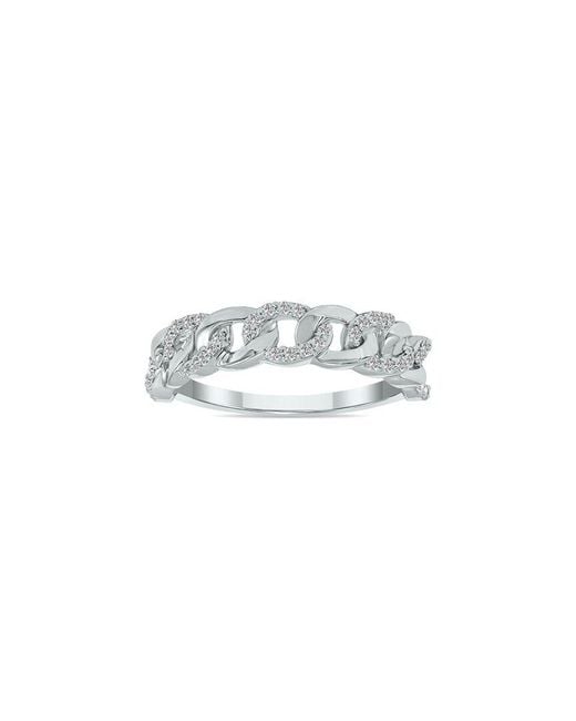 Lab Grown Diamonds White 14K 0.33 Ct. Tw. Lab-Grown Diamond Chain Ring