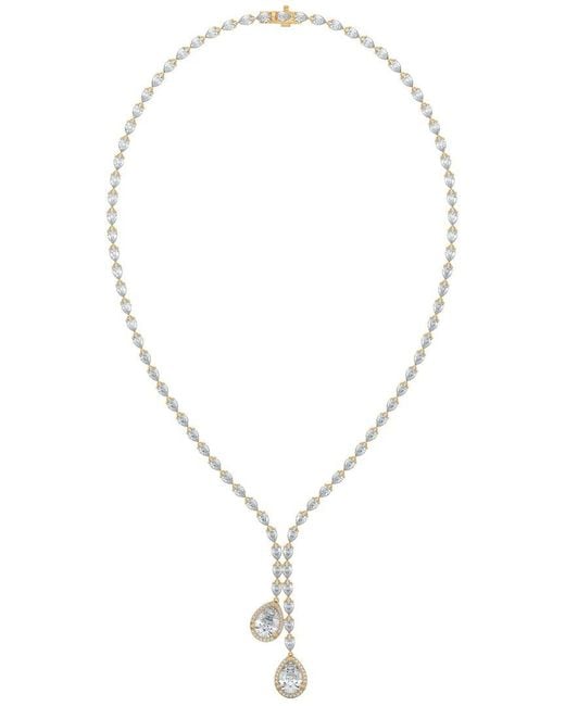 Sabrina Designs Lab Grown Diamonds White 14K 16.39 Ct. Tw. Lab-Grown Diamond Lariat Necklace