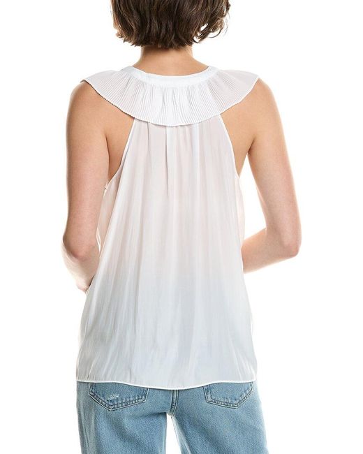 Ramy Brook White Flora Top