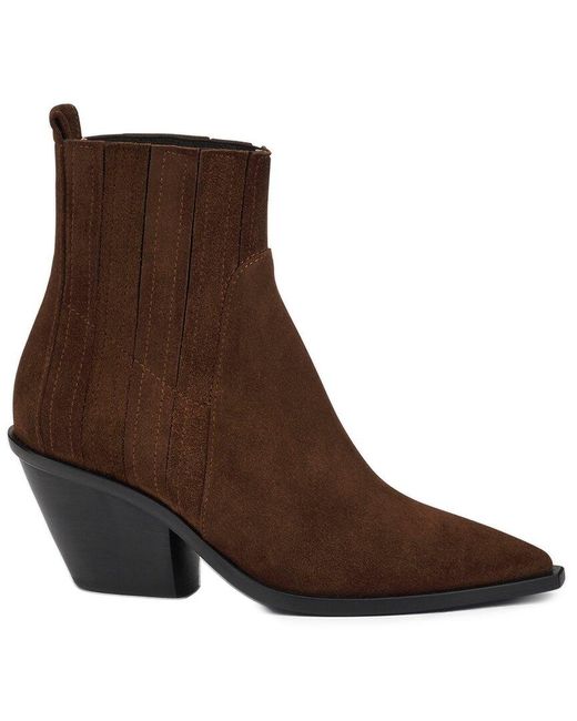 Agl Attilio Giusti Leombruni Brown Roberta Beat Suede Boot