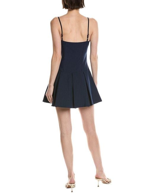 7021 Blue Mini Dress