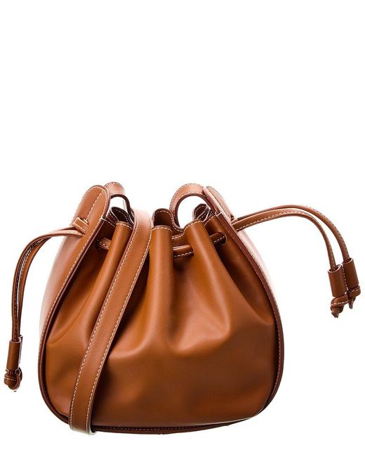 J.McLaughlin Brown Amari Leather Bucket Bag