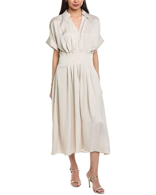 Ramy Brook Natural Kayleigh Midi Dress