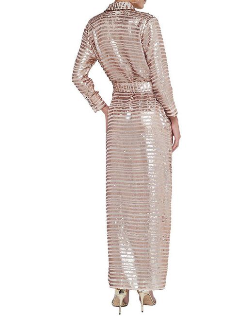 L'Agence Multicolor Cameron Long Shirt Dress