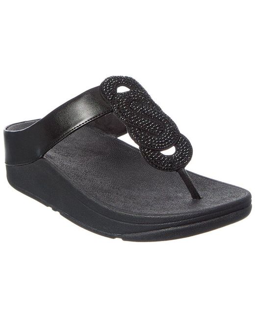 Fitflop Black Crystal Sandal