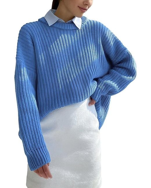 Tedora Blue Sweater