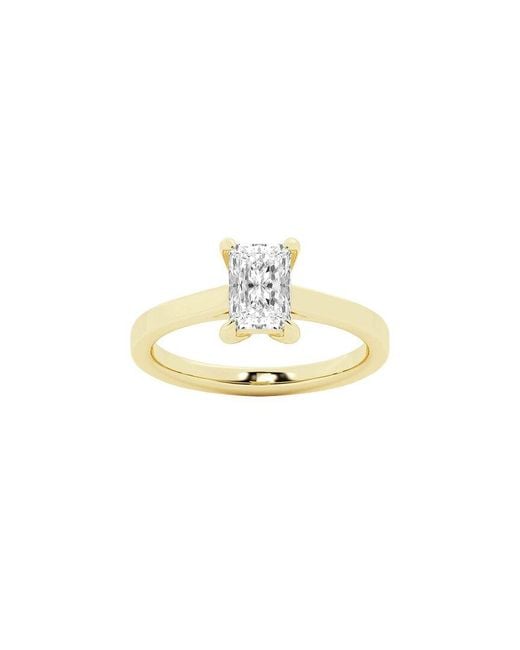 Lab Grown Diamonds Metallic 14K 1.00 Ct. Tw. Lab-Grown Diamond Solitaire Engagement Ring