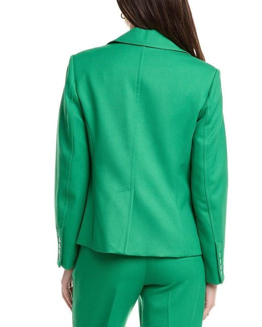 3.1 Phillip Lim Green Cavalry Twill Wool Jacket